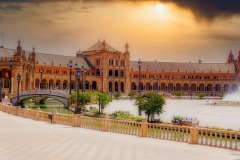 Seville-Place-dEspagne-avant-lorage-Emile-Bronner-4