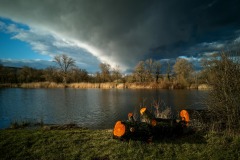 Catherine Lefort - Avant la grêle, étang de Pagny sur Moselle
