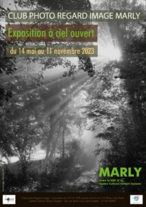 Affiche exposition photo plein air Marly 2023