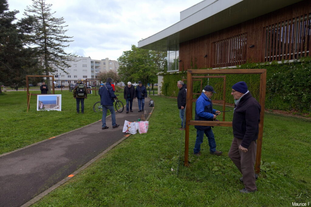 Montage de l'expo photo 2024, reportage Maurice F