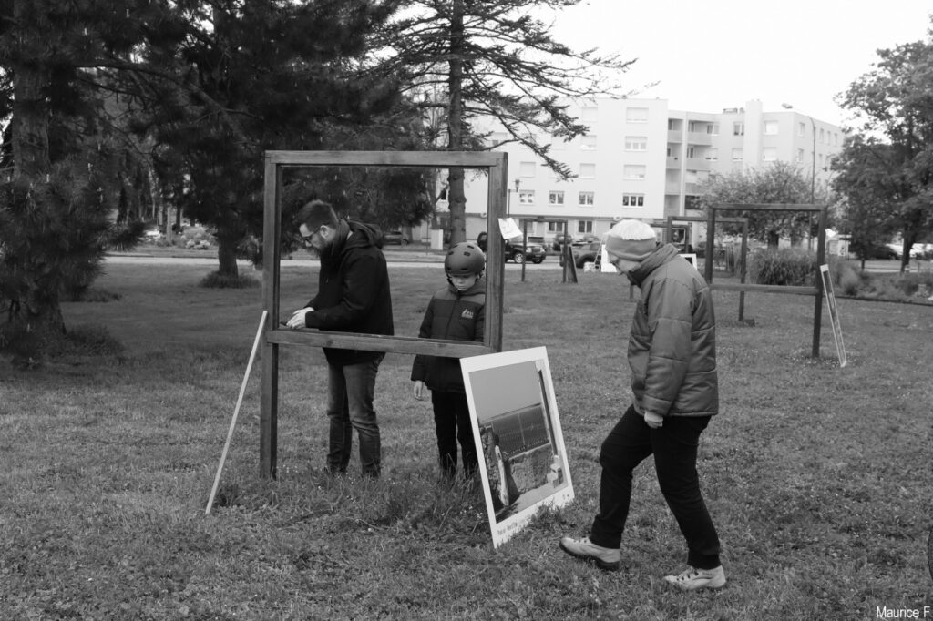 Montage de l'expo photo 2024, reportage Maurice F